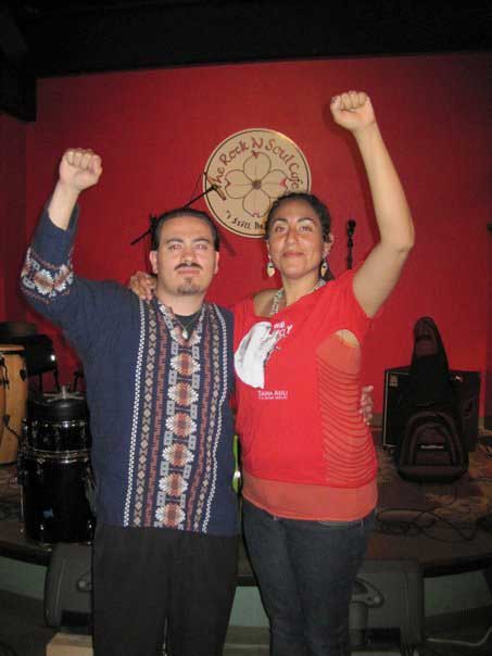 Taina and Ara Cruz, Fists up!